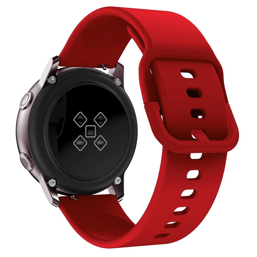 

KALEBOL KLB-SXKGJ-001 20mm Adjustable Watch Strap Replacement Silicone Wrist Band Red