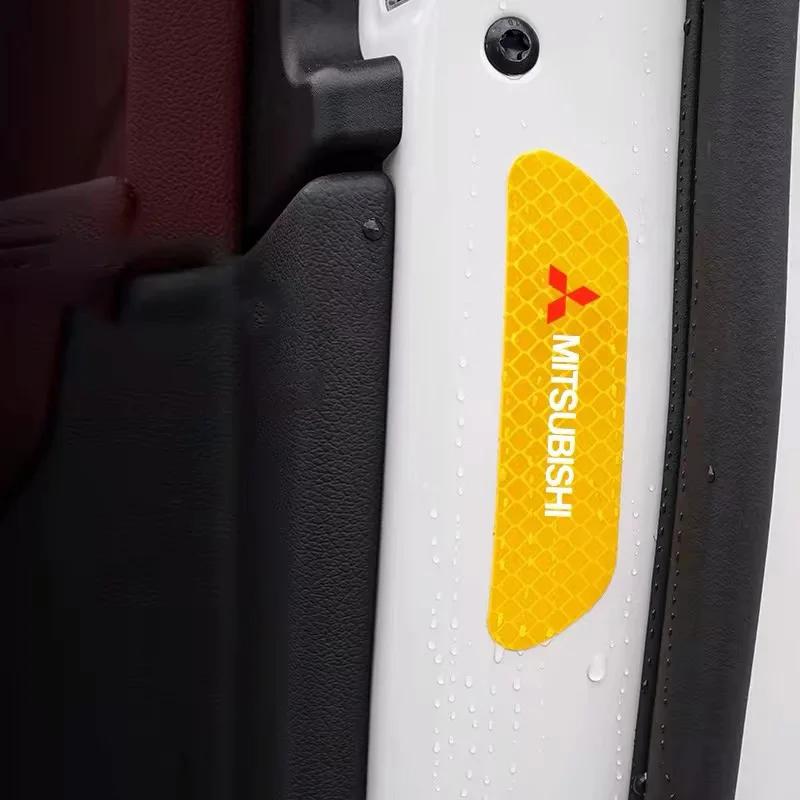 Autotüraufkleber Warnhinweis Reflektierendes Zeichen für Mitsubishi Asx Lancer Outlander Pajero Ralliart