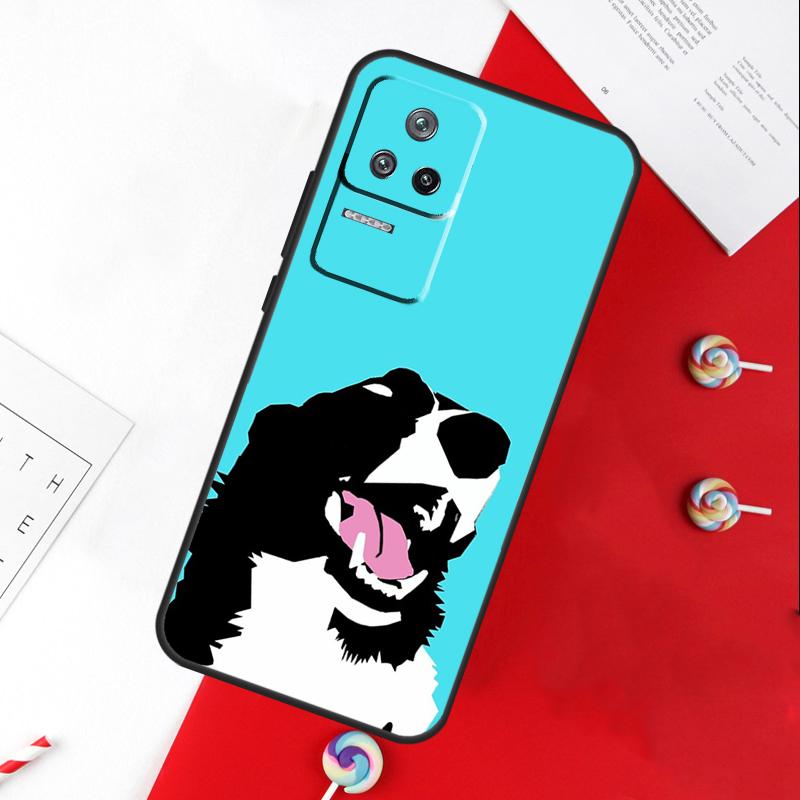 Border Collie Dog Cover For Xiaomi 14 Ultra 15 13 11T 12T 13T 14T Pro POCO X7 Pro X3 X5 X6 M6 F5 F6 Pro Case