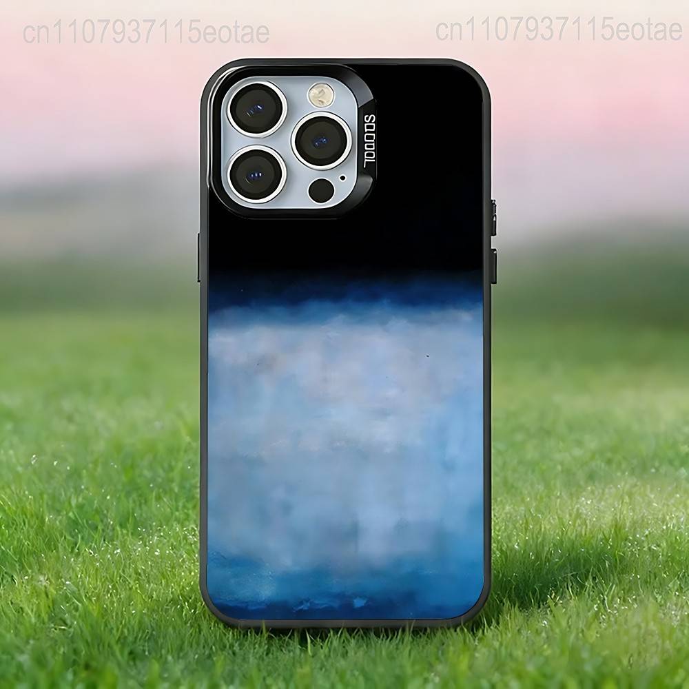 Mark R-Rothko Kunst Handyhülle Für iPhone 17,16,15,14,13,12,11,Pro,Max,Plus,E,Air,Mini Schwarze IMD Hülle