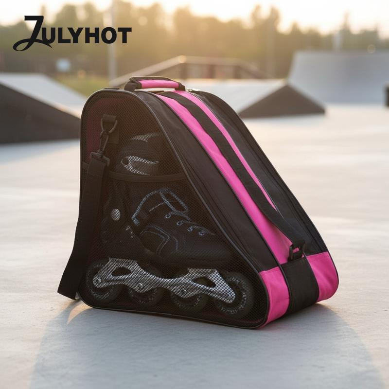 3 Layers Breathable Skate Carry Bag Case For Kids Roller Skates Inline Skates Ice Skates Skate Carry Bag Skate Carry Case