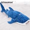 150cm Large Size Soft Shark Plush Toy Big Creative Blue Whale Stuffed Soft Shark Sea Fish Plush Pillow Lovely Children Baby Doll