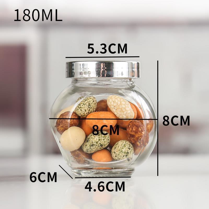 ZISIZ Sealed Plastic Food Storage Jars