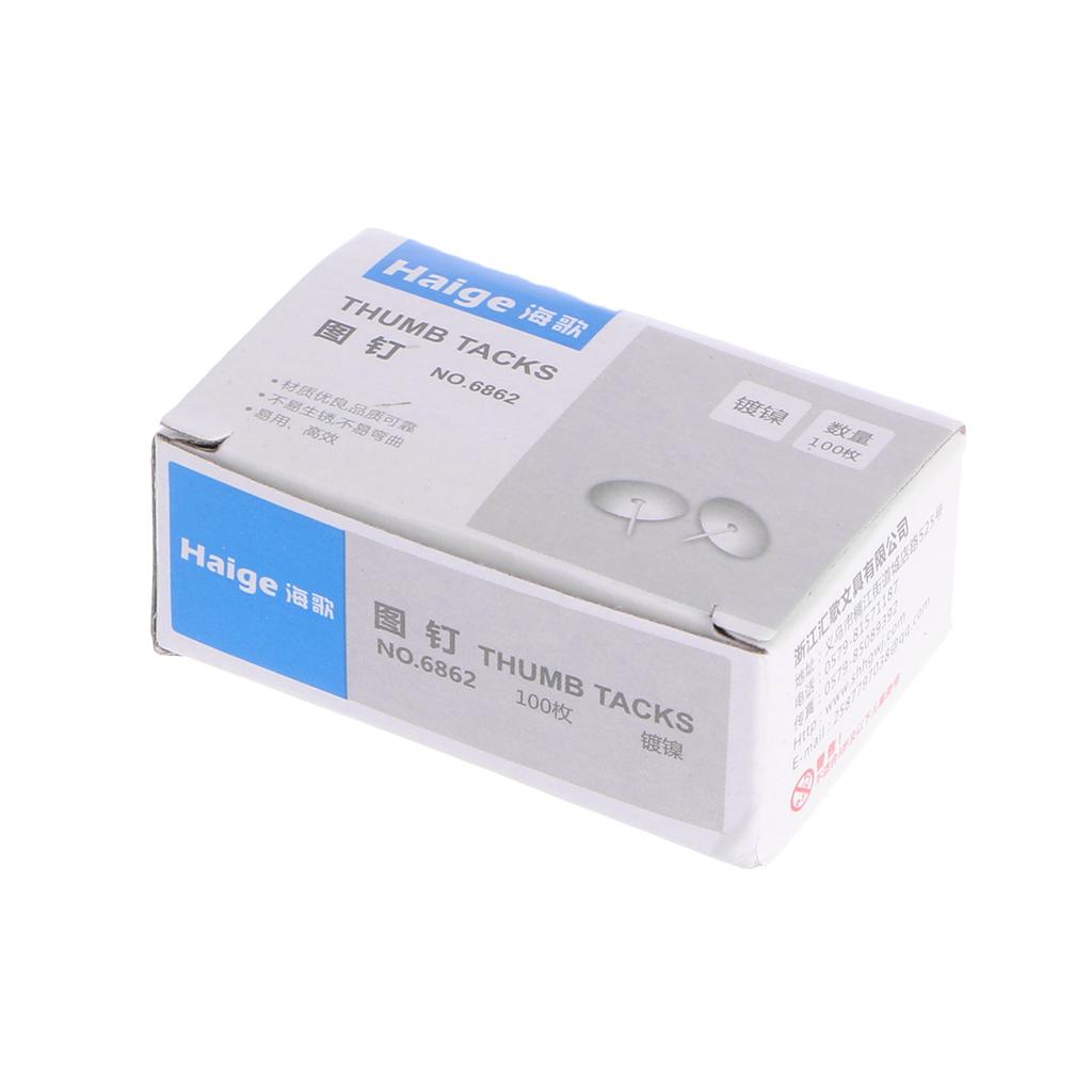 80 Pack Multifunctional Flat Thumb Nails Push Pins Silver Steel Pushpin for Photos Picture Wall Maps Bulletin Cork Board