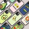 Kreskówkowy Awokado Zderzak Magnetyczne Etui na Telefon Dla APPLE iPhone 17 Air 16 14 13 12 Pro Max 15 Plus Bezprzewodowe Ładowanie MagSafe Pokrowiec