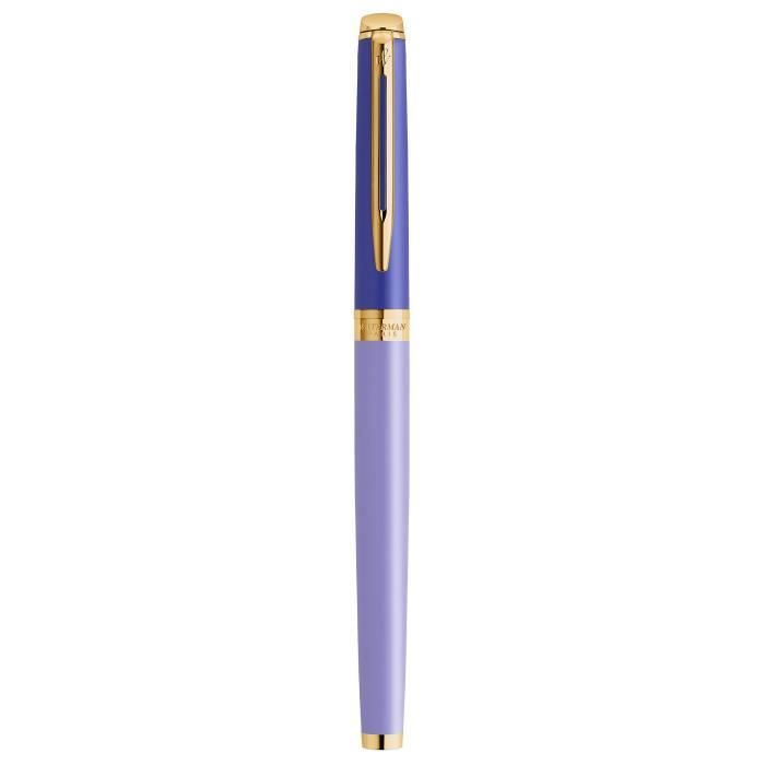 Stylo Plume - Waterman - Hémisphère - Laque Violette - Finition Plaqué or - Plume Fine
