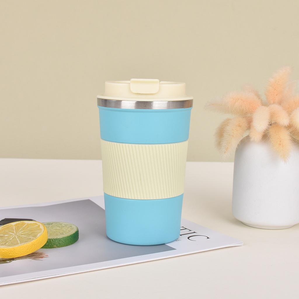 New Stainless Steel Coffee Cup with Holster Double Vacuum Thermos Cup Portable