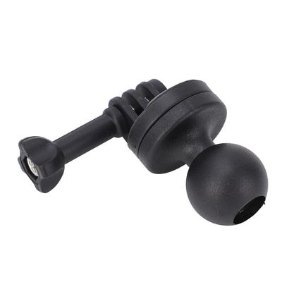 1in Ball Mount Adapter Aluminum Alloy Rubber for Insta360 One X2 X One R RS GO 2 B Size Double Socket Arm