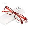 Unisex Square Reading Glasses Men Women Vintage Far Sighted Eyeglasses Black Frame Clear Lens Presbyopia Eyewear Gafas