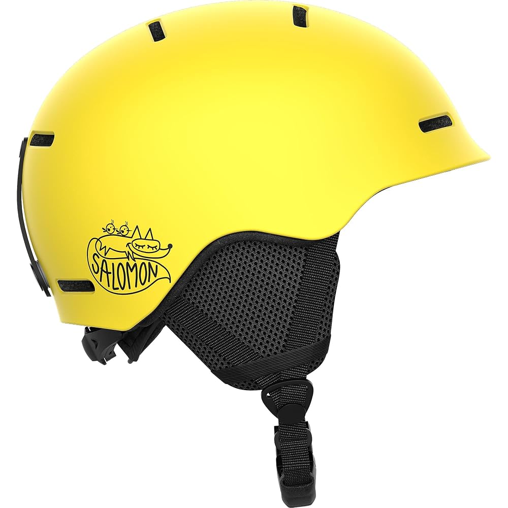 Salomon ORKA Kids Ski Snowboard Helmet Vibrant Yellow Size L 47259700