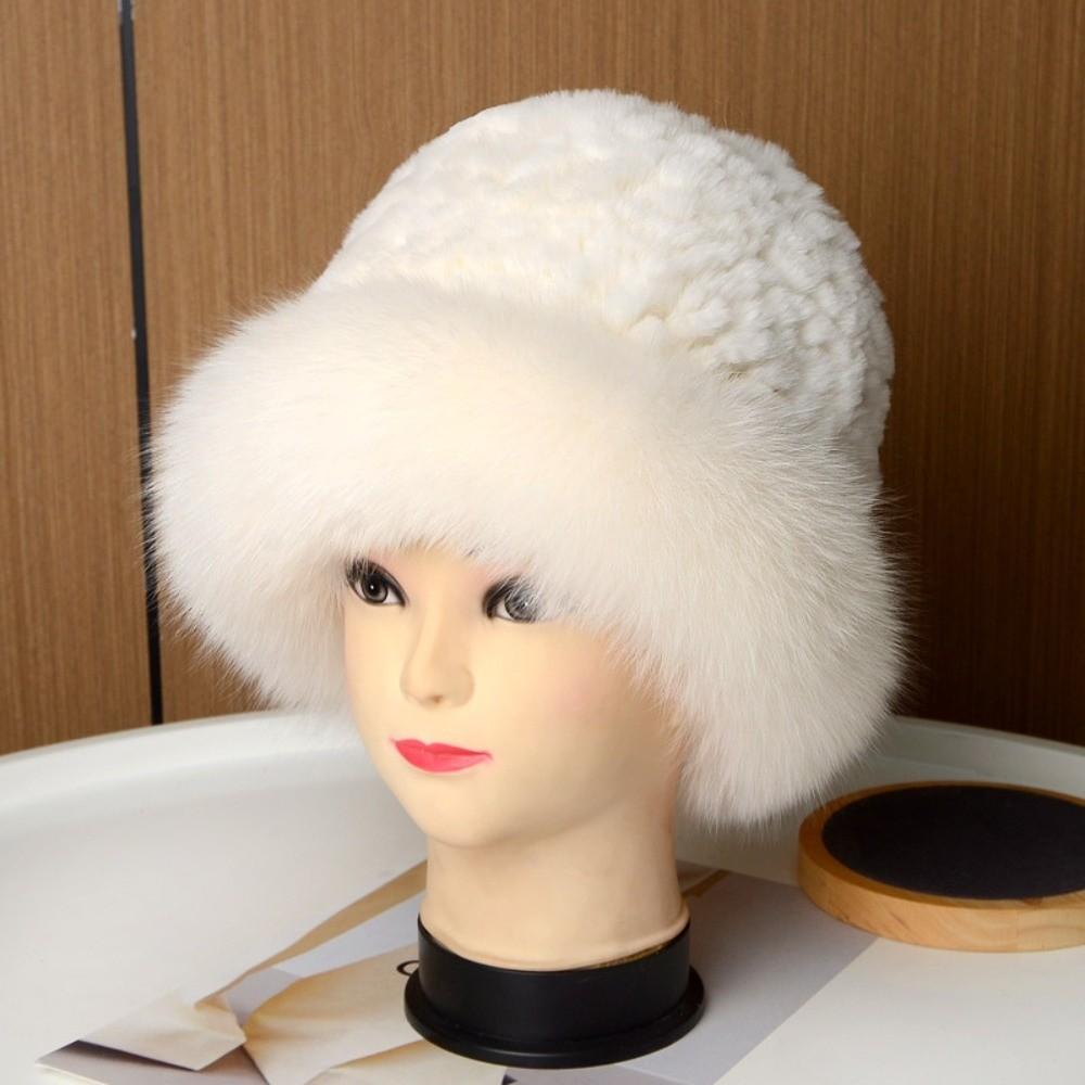 Fluffy Plush Fluffy Fur Bucket Hat Thick Warm Plush Fisherman Hat Plush Bucket Hat Daily Wear