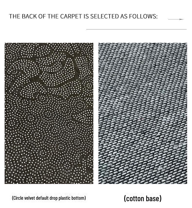 Retro Pastoral American Style Imitation Cashmere Living Room Carpet