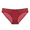Women Sexy Plus Size Low Waist Hip Lifting Lace Embroidered Triangle Briefs