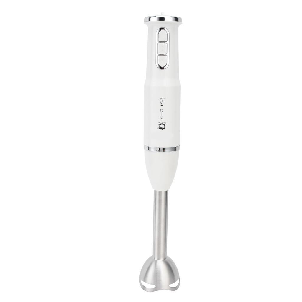 Multifunction Hand Blender Mixer 600W Electric Stirrer Food Processor   White