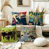 Weezer Music Band  Cushion Cover Pillowcase Upholstery Sofa Throw Pillow Home Decor Pillowcas