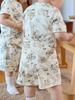 2025 Kids' Summer Pajama Set - Boys & Girls Short Sleeve Shorts