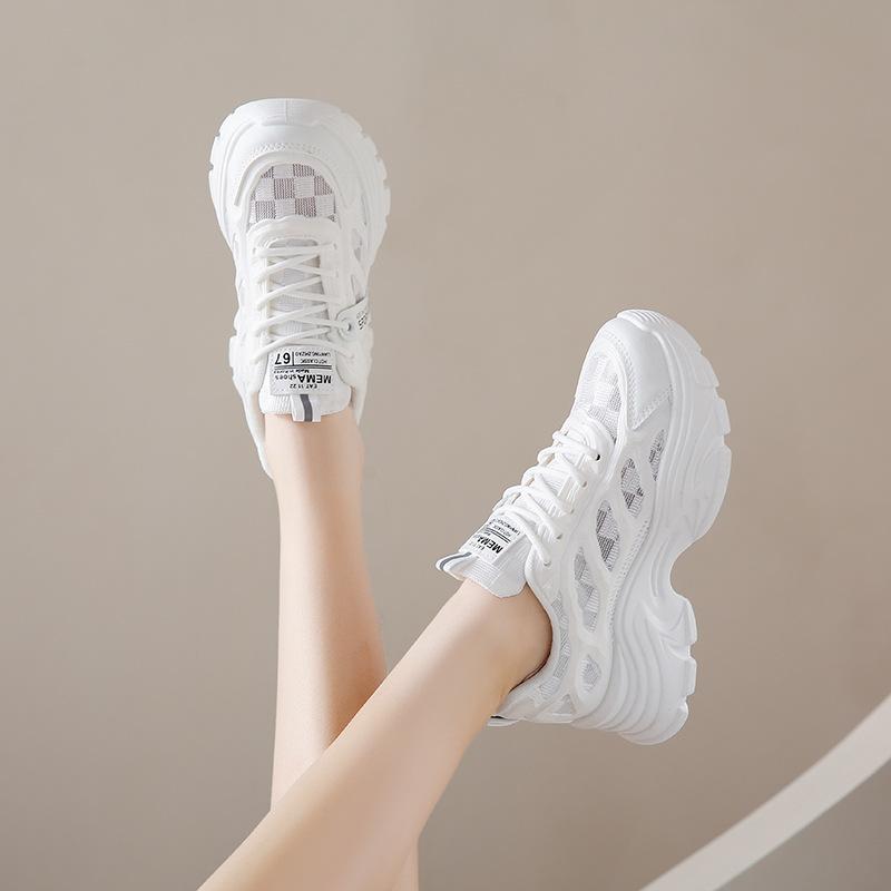 ins Korean version of the new dad shoes women's summer student sports running shoes breathable casual shoes increased 8832