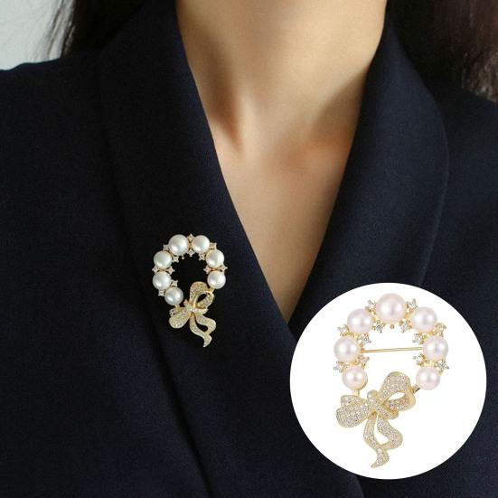 

Женская брошь, искусственные изысканные стразы, винтажный декор, нержавеющая жемчужина, противоскользящая, износостойкая, воротник пальто, шапка, шарф золотистый