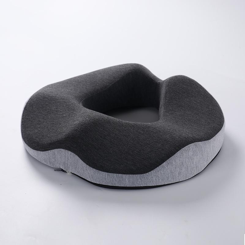 Memory Foam Hemorrhoid Cushion - Office Seat Pad for Long Sitting, Summer Use, Enhances Comfort & Supports Coccyx