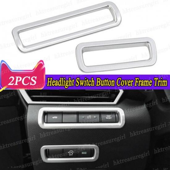 Front Headlight Switch Button Cover Frame Trim Parts For Nissan Altima 2019-2024