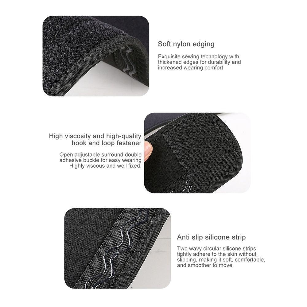 1Pcs Adjustable Leg Supports Legwarmers Women Men Fitness Running Elastic Compression Thigh Protector Upper Leg Sleeve Supports