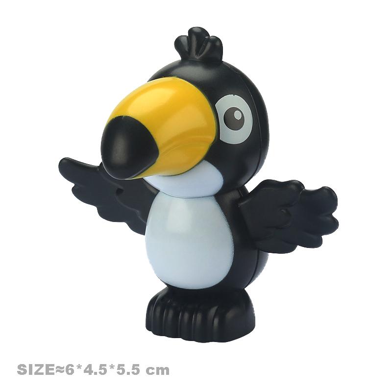 big particles building blocks zoo Animal shapes Snail alpaca seahorse frog accessory Children's Education Toys Compatible brands