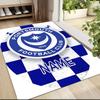 Custom Name Portsmouth FC Crest Carpet Rug Customizable Soft Washable Anti-Slip Home Living Room Sofa Mats Personalized Rug. 0909232