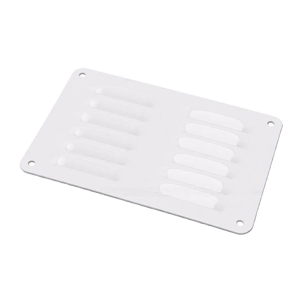 Air Vent Cover 15x10cm White Aluminum Alloy for RV Travel Trailer Home Kitchen Wall Ceiling Air Return Grille