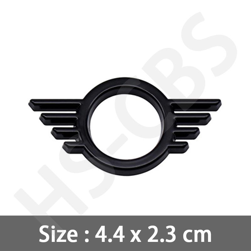 

3D Metal Wing Emblem Car Interior Door Bolt Lock Pin Badge For Cooper F55 F56 F57 F60 R55 R56 R57 Clubman Countryman Accessories чорний