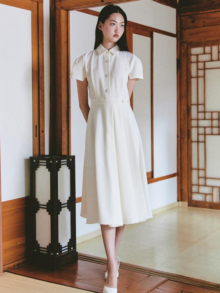 GANISONG Bridal Magnolia Dress_Ivory