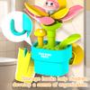 Retractable Bath Toy with Water Spray & Spinning Wheels Child Shower Play Set