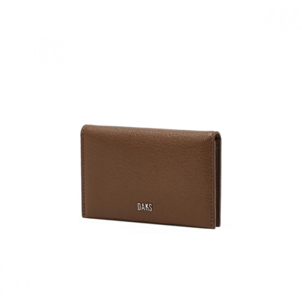 Daks Brown Leather Card Case Dcwa6f507w2