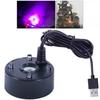 Neuer 5V USB-Nebelmacher Bunte Lichter 4 LED-Lichter Vernebler Nebelgenerator Blasenmacher Zerstäubungsköpfe Zerstäuber Kopf Aquarium