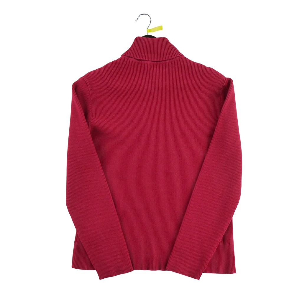 Women's Red Turtleneck Sweater