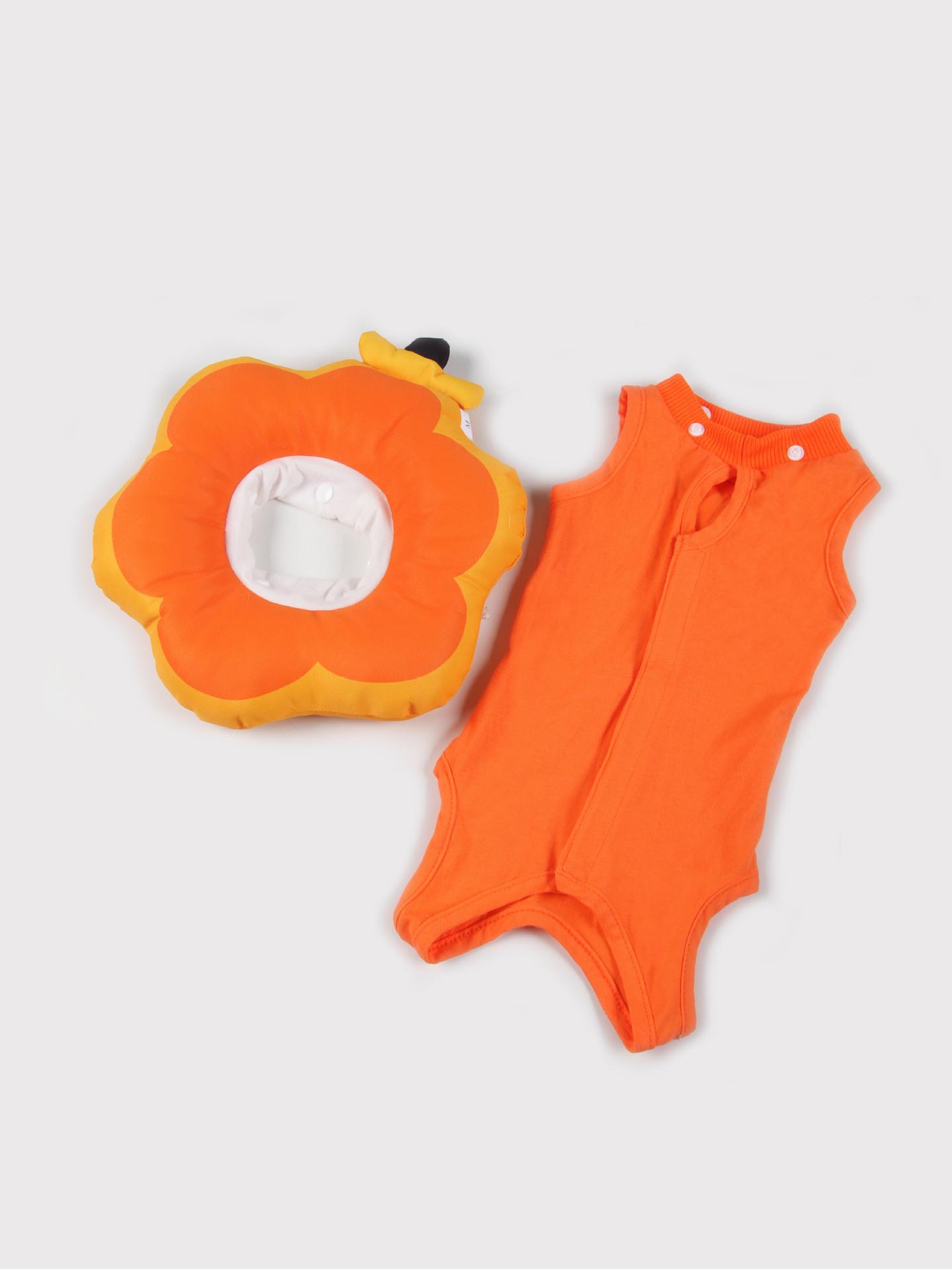 

Elizabeth Circle Cat Recovery Collar, Dark Cotton, Anti-Lick, Bite Resistance Headgear M length 25cm, circumference 20~32cm