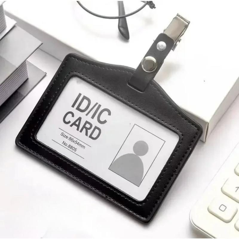 Leather Work Card  Cover Card Clip Cowhide Nameplate Cowhide Nameplate Elevator  Access Control School  Doctor Bus Card