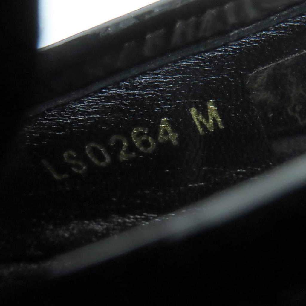 Louis Vuitton Slipper schwarz Lackleder Damen 35.5 Gebraucht