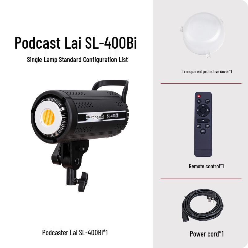 Holofote Yingbang 400W para Transmissão ao Vivo - Luz Suave de Preenchimento para Fotografia e Beleza