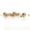 50pcs/lot 3/4/5/6/8mm Original Brass Spacer Beads Ball Loose Bead for Charms Bracelets Jewelry Making Components Craft DIY