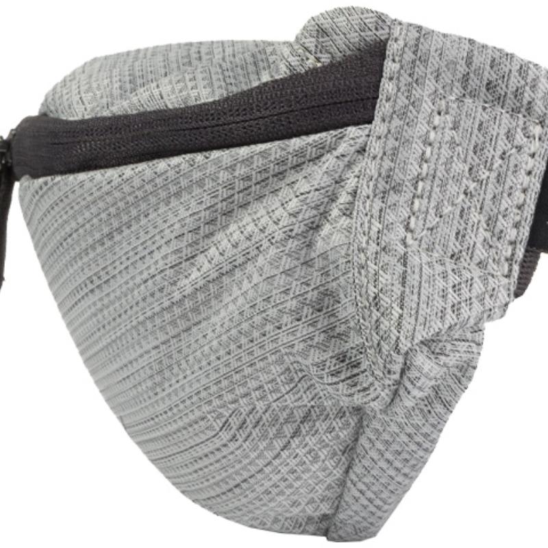 Nike Polyamide One Shoulder Crossbody Fanny Pack Regular Unisex Silver Gray Casual BA6403-133