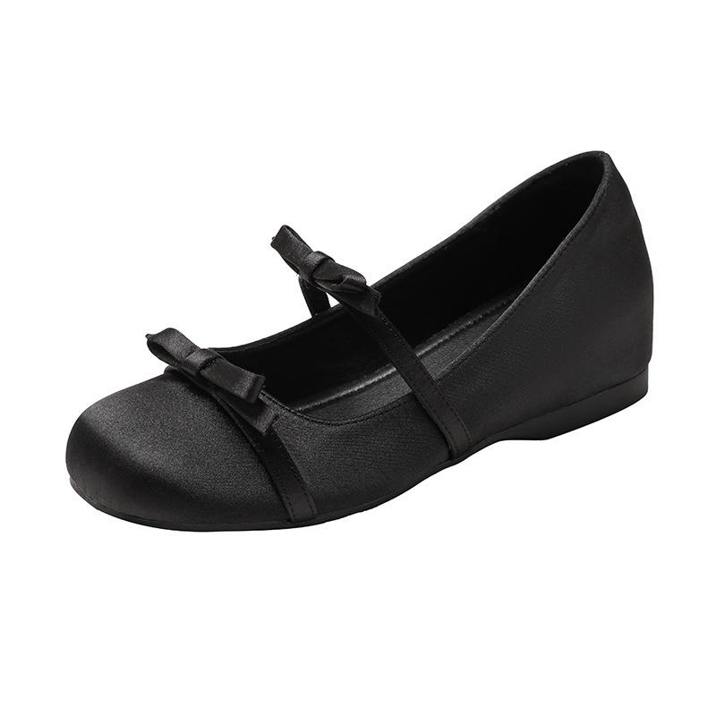 2025 new women's shoes summer outer wear small inner height increase platform single shoes women's summer versatile high-end temperament shoes