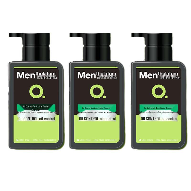 

Mentholatum Moisturizing & Oil Control Facial Cleanser (3 x 150ml)