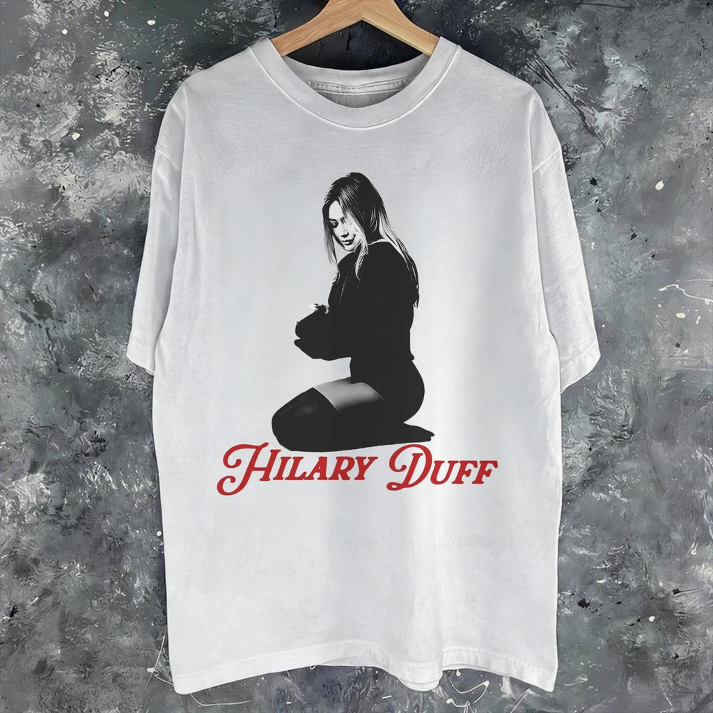 Hilary Duff The Lucky Me Tour 2026 Tee Shirt For Unisex Unisex Gift Idea T Shirts Cotton Clothing