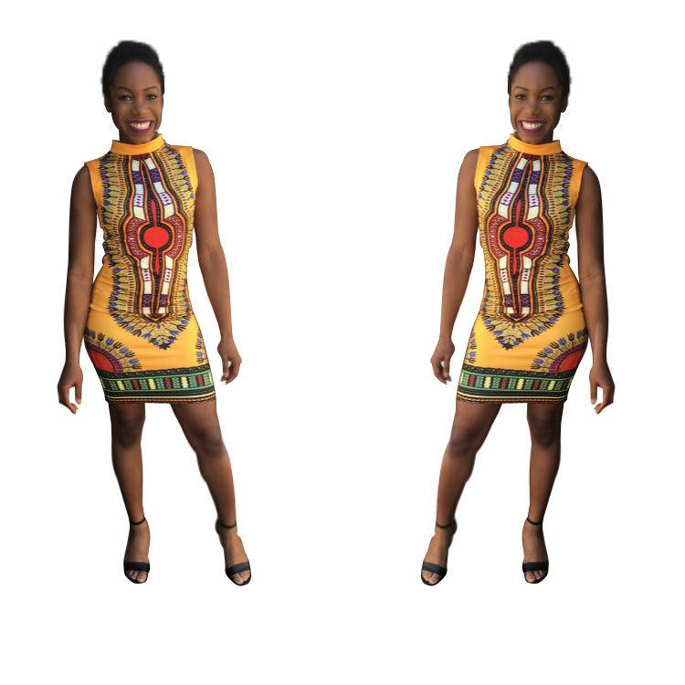 2026 High Elasticity Printed Sexy Slim Fit Bodycon Dress
