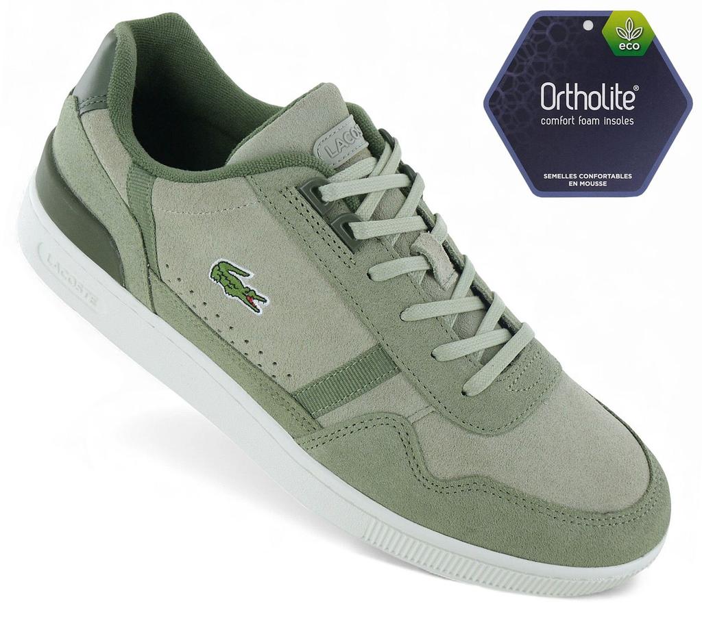 Lacoste T-Clip Set 222 - Men's Sneakers Shoes Green 744SMA0082AAK ORIGINAL