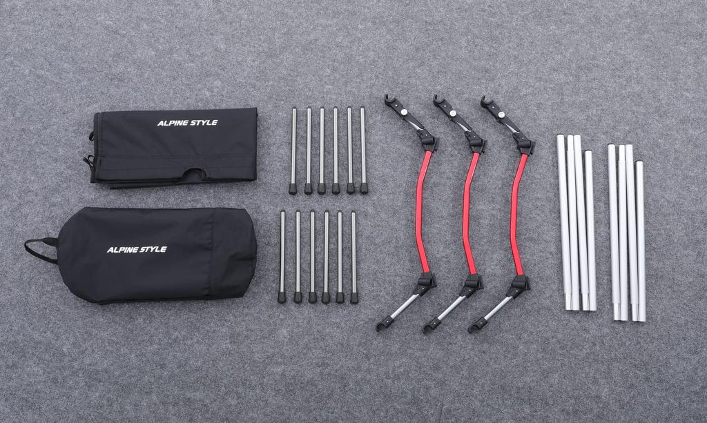 ALPINE STYLE Folding Cot Black AS-CO190-BK