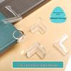 Transparent PVC Corner Protectors for Doors, Windows, and Tables - Anti-Collision Soft Corner Guards