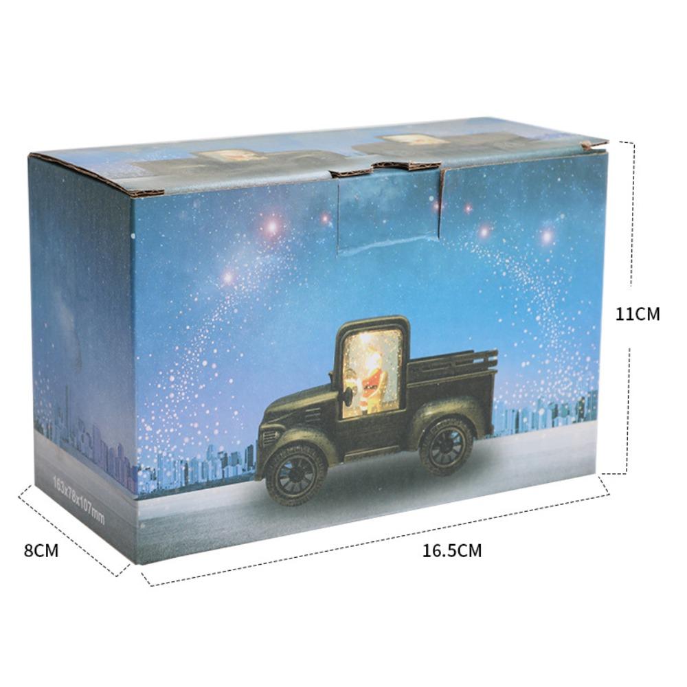 Christmas Decoration Gifts, Water Filled Trucks, Santa Claus, Water Filled Car Decorations, Santa Claus Truck Ornaments