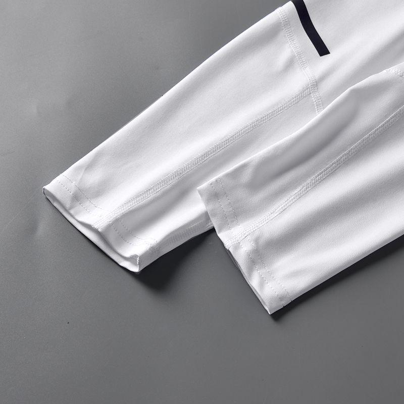 Men's Quick-Dry Base Layer Sports Set: Long Sleeve Top for Running & Basketball Training