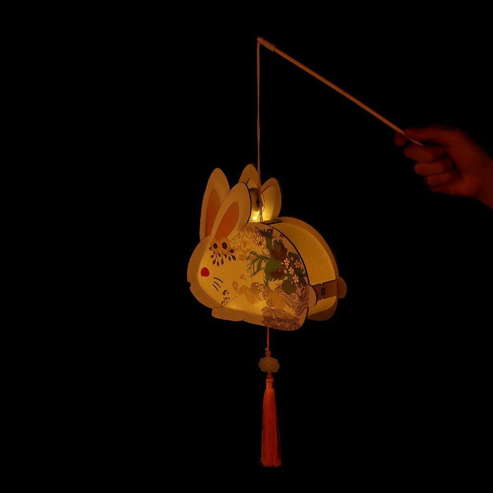 Lamp Chinese Rabbit Light Mid-Autumn Lantern Chinese Lantern Festival Lantern Glowing Lanterns